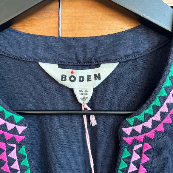 NWT Boden Chloe Embroidered Short Dress, Size 10 - Picture 8 of 16